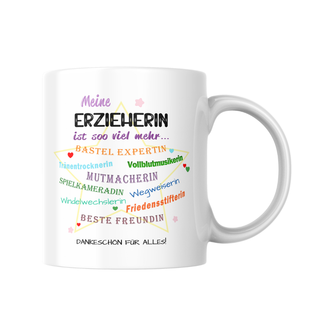 Becher für Erzieherin