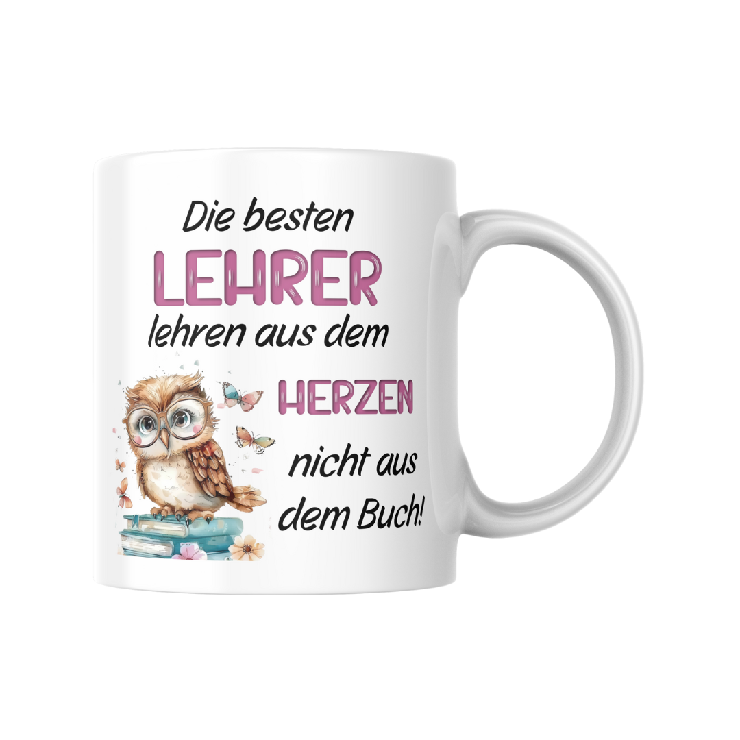 Becher für die Lehrerin und Lehrer