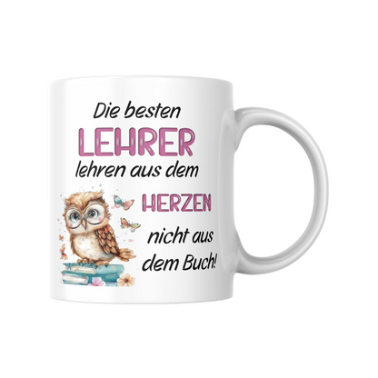 Becher für die Lehrerin und Lehrer