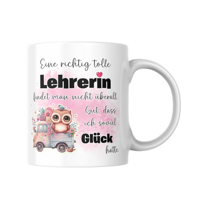 Becher für die Lehrerin und Lehrer