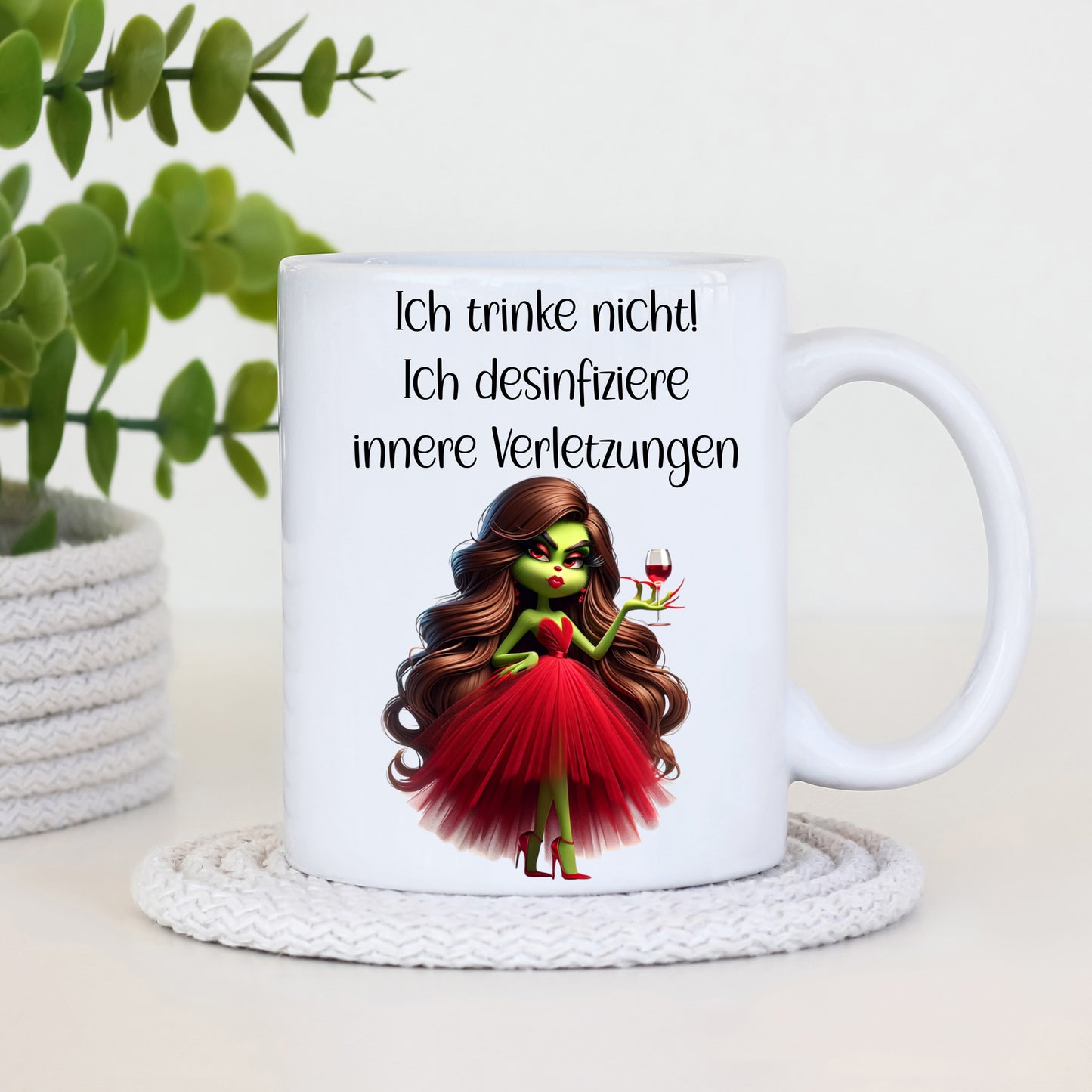 Becher Lady Grinch