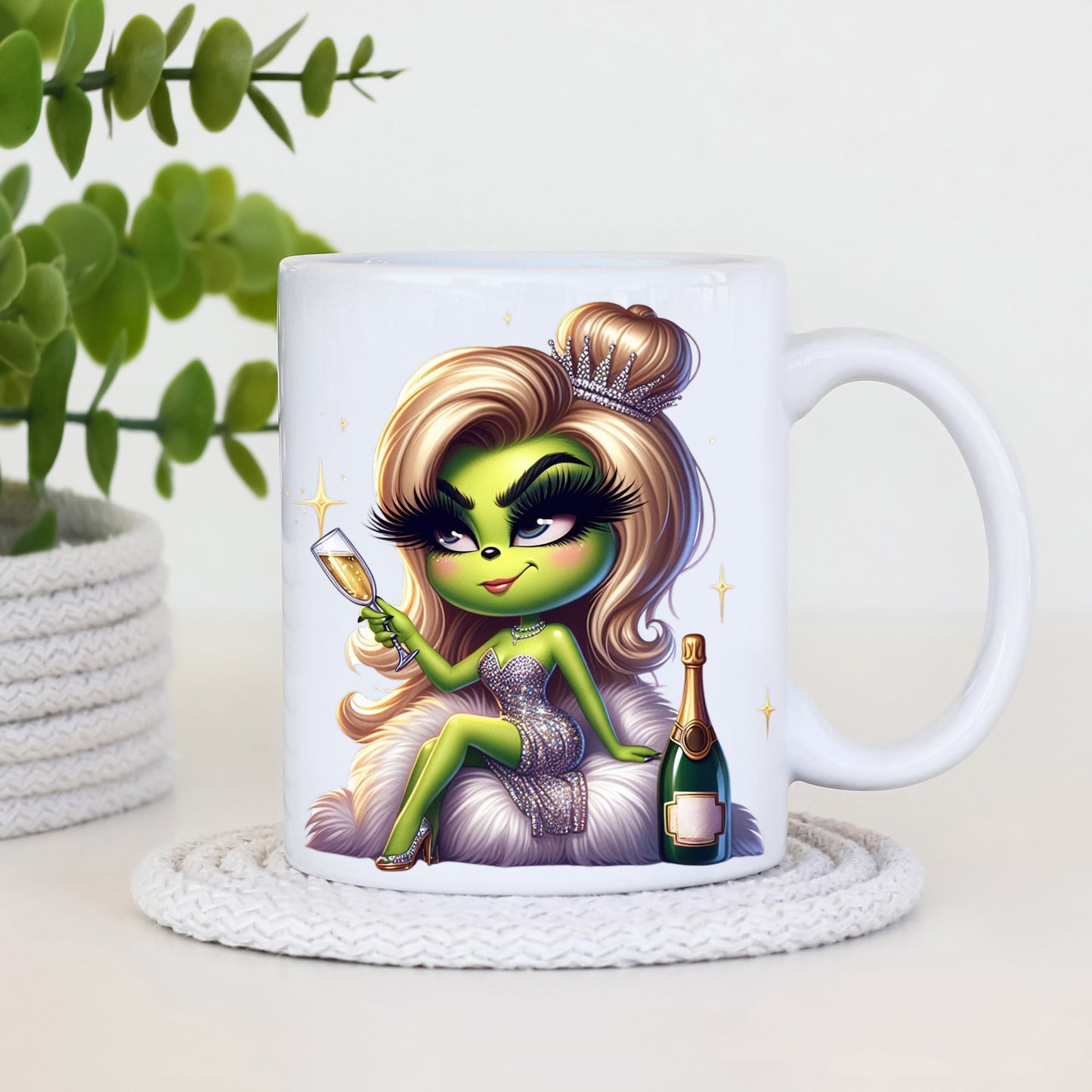 Becher Lady Grinch